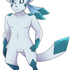 Commission: Anthro Glaceon