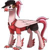 Red Fem Hippogriff Scout