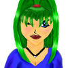 Green-Haired Anime girl