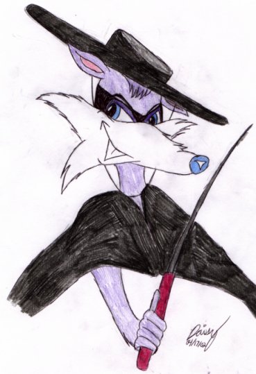 Nackie as Zorro!