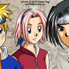 Naruto, Sakura, and Sasuke