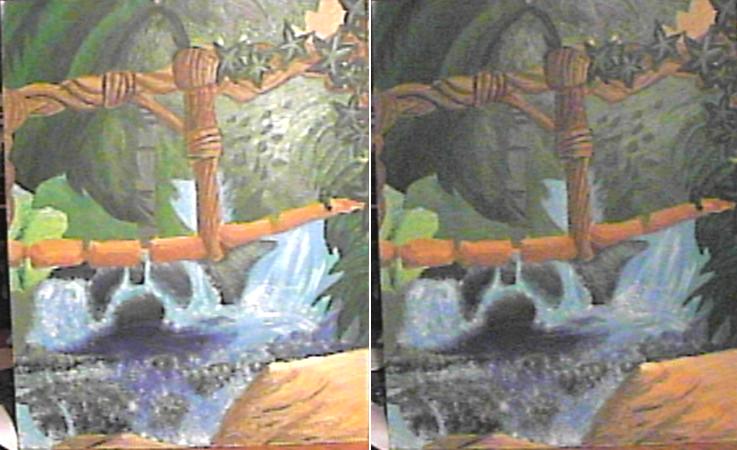 Albian Waterfalls - Acrylic on canvas