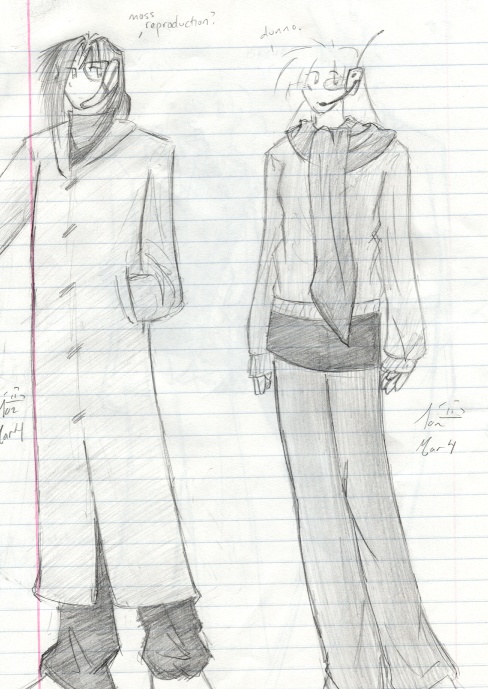 Dai and Tenri Sketches