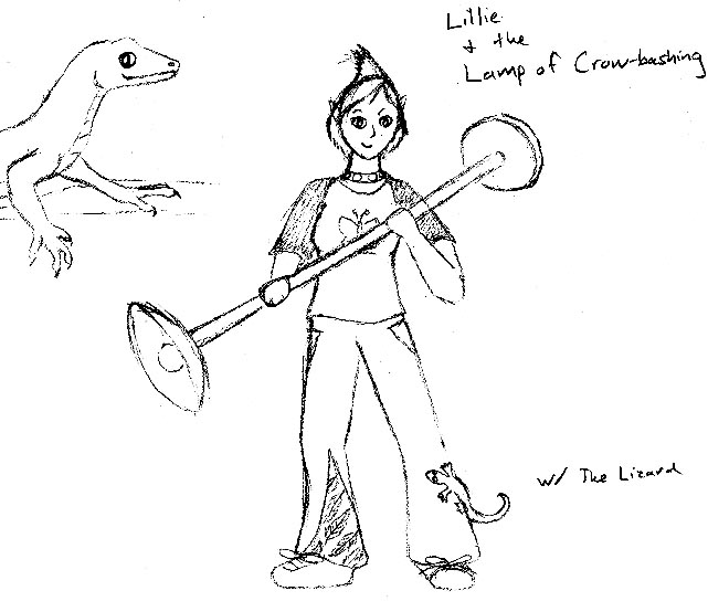 Lillie and the Lamp of Crow-bashing