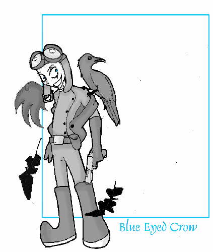 Blue Eyed Crow