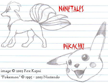 Pokemon Pencil Sketches